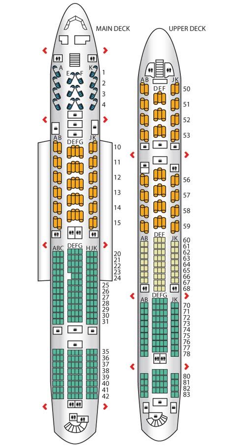 british airways a380 seat map.